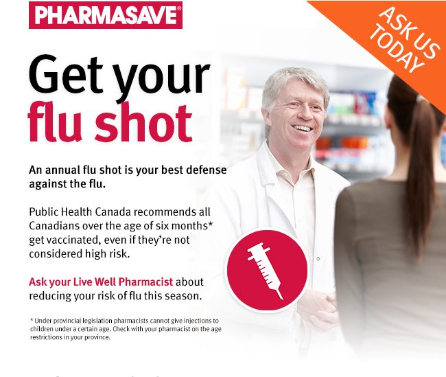 free flu-shot in Waterloo